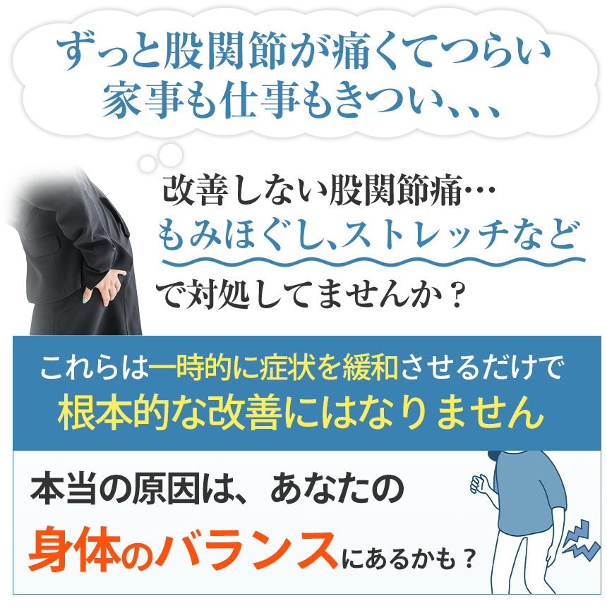 股関節痛原因